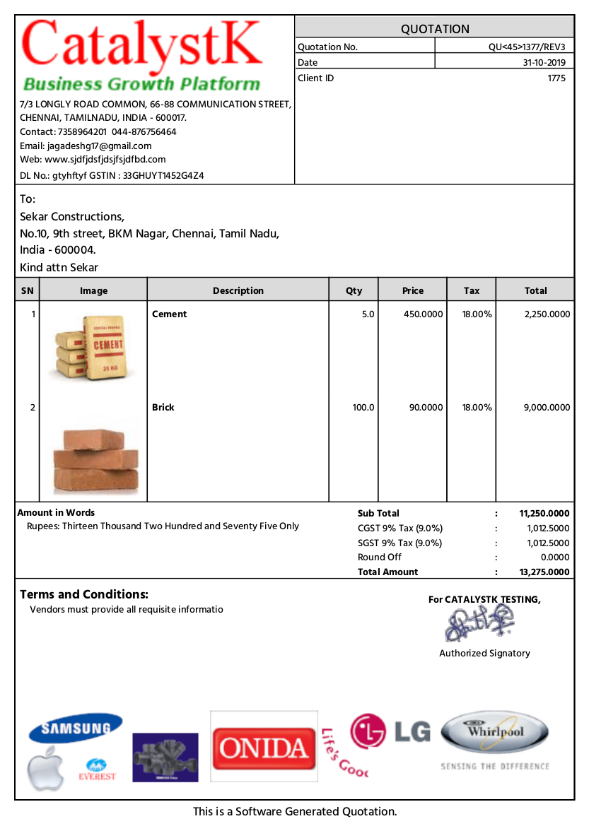 free construction quote forms